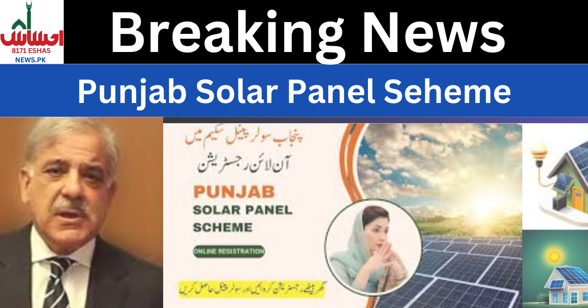 Punjab solar panel scheme online registration 2024